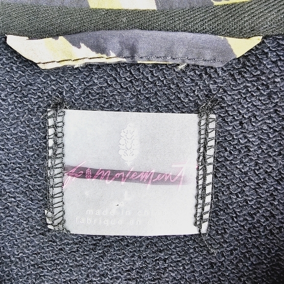 NWOT Free People Movement Walk The Line Pullover, size large - Picture 6 of 13